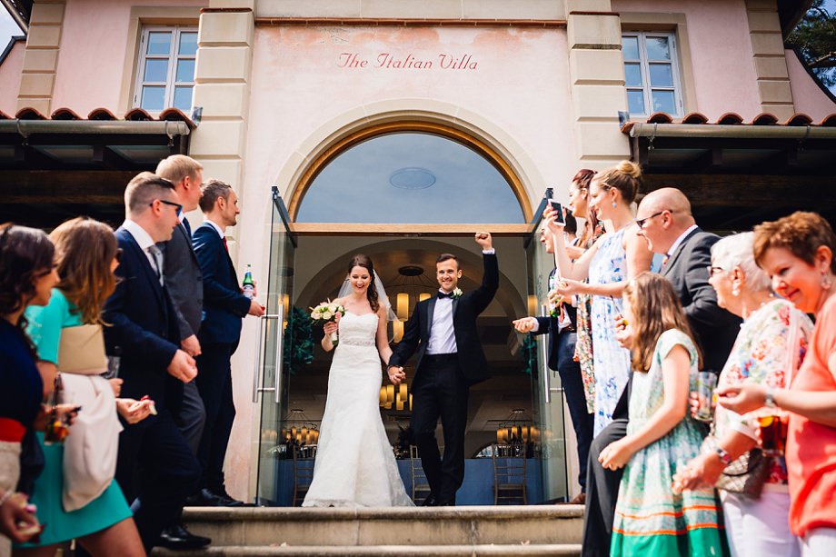 the italian villa wedding photography