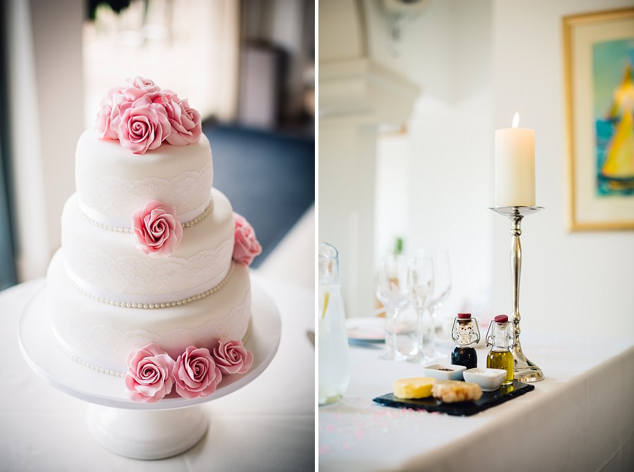 italian villa wedding cake